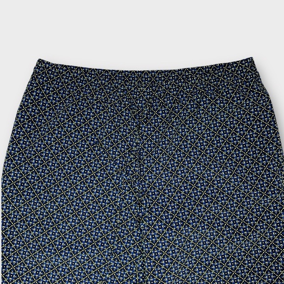 Talbots Blue White Drawstring Ankle Pants - Picture 2 of 8